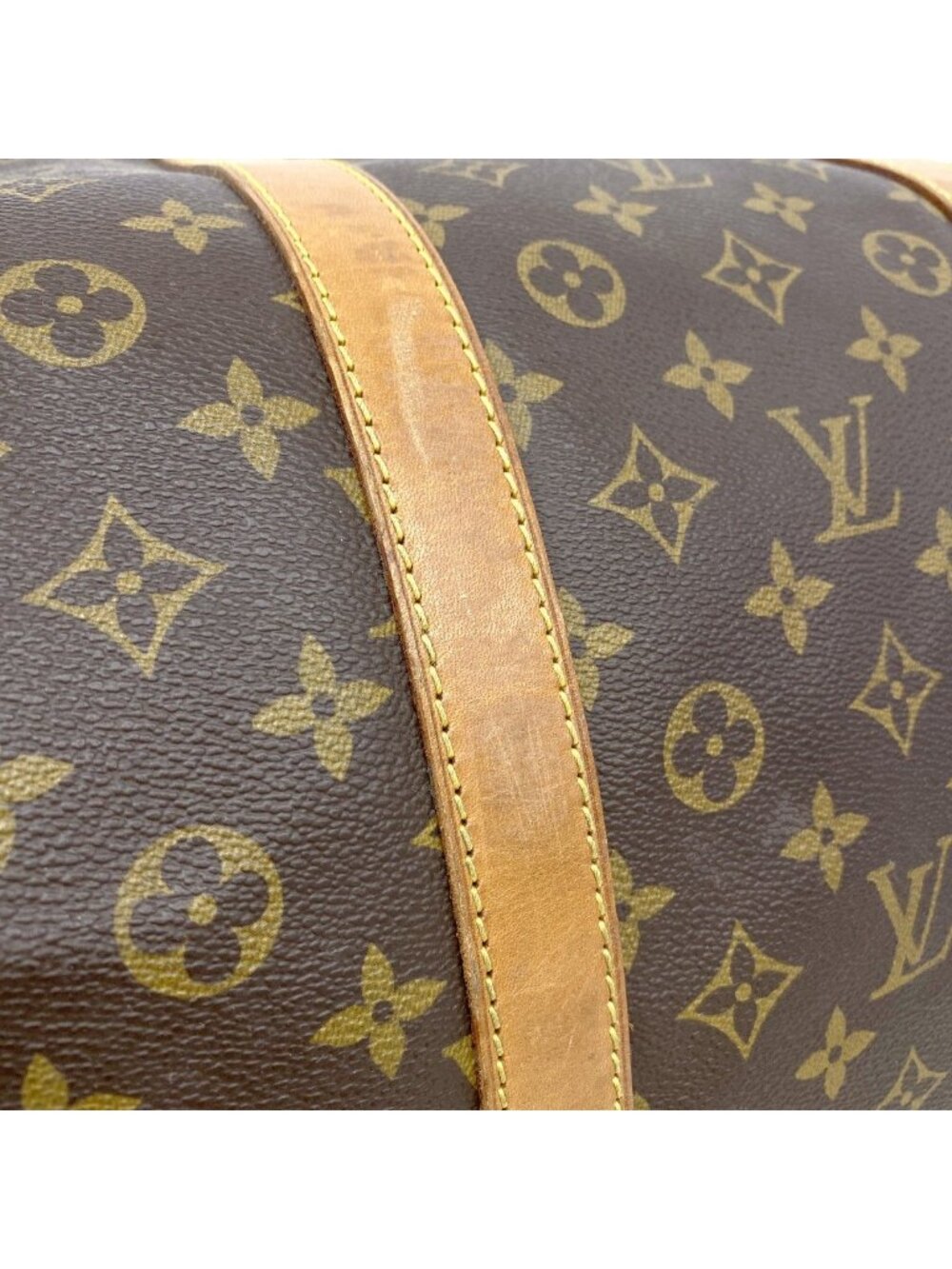 ★SOLD★ Louis Vuitton Boston Bag Monogram Keepall 60 Brown - Picture 8 of 10